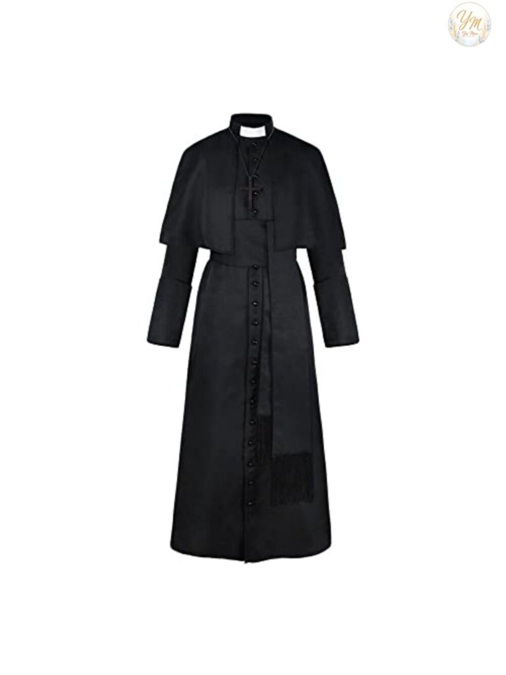 Men's Medieval Monk Priest Renaissance Tunic Robe Costume